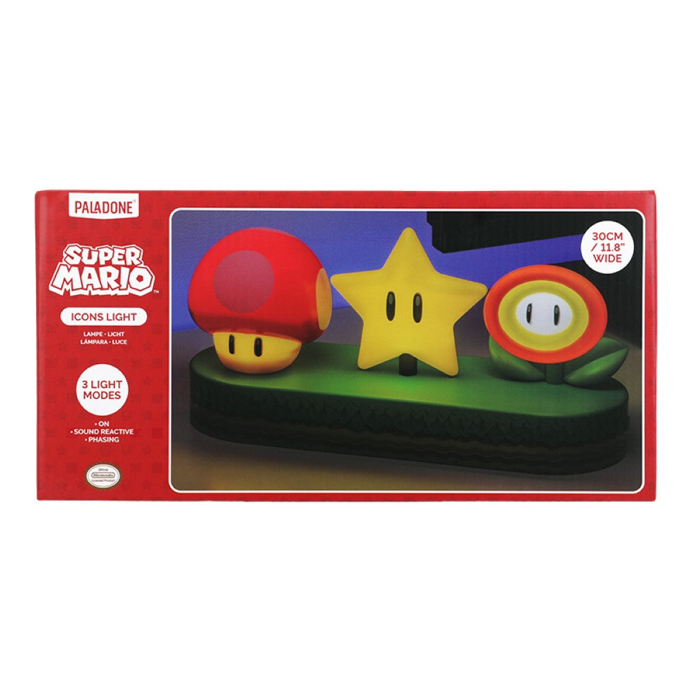 Super Mario Lampe LED Icons - Sous licence officielle - 30 cm - Alimentation USB