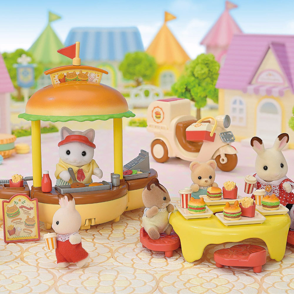 Sylvanian Families Le stand de hamburgers