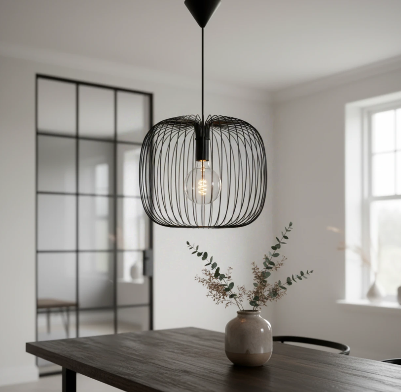 Suspension BERONI 40 métal noir IP20 E27 - Nordlux, Intérieur