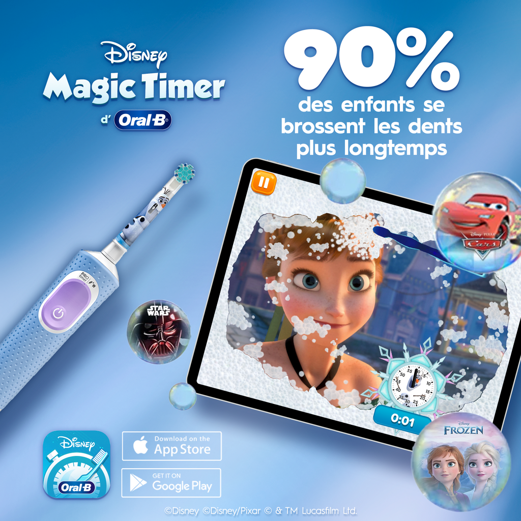 Oral-B Brosse à dents électrique Pro Kids Frozen