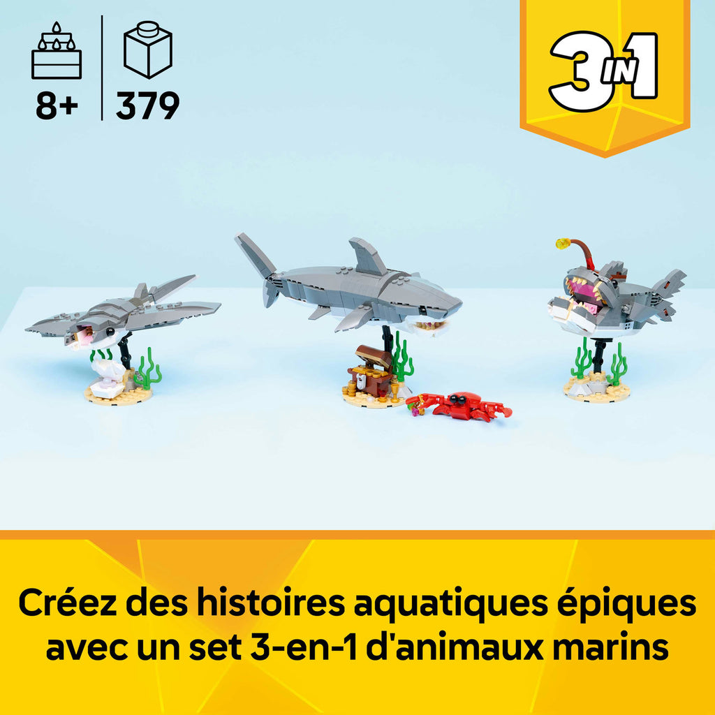 LEGO Creator 31381 Le redoutable requin et le coffre au trésor
