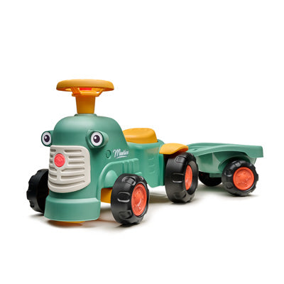 Falk Tracteur porteur jouet Maurice - Les petits jardiniers - 95 x 31 x 36 cm - 1
