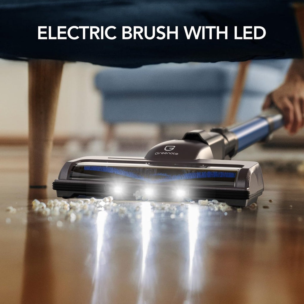 Greenote GT50 Aspirateur sans fil Double moteur numérique Filtre HEPA 23 kPa 65 dB