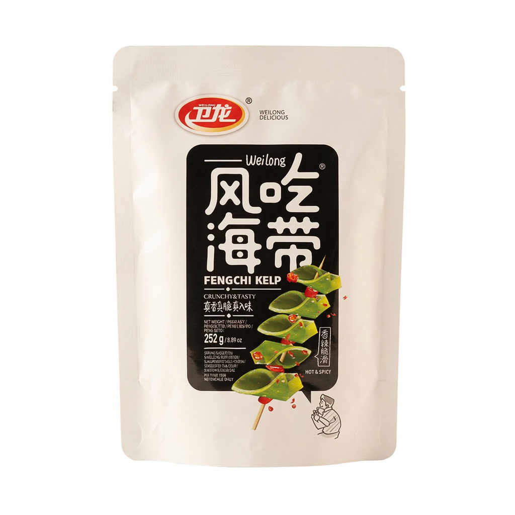 Wei Long algues à grignoter 252 g (contient 28 sachets)