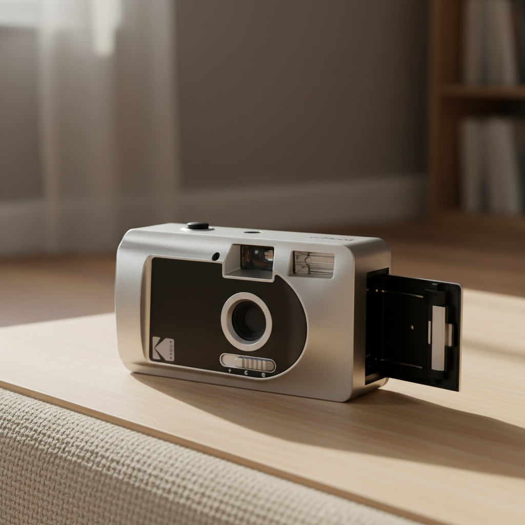 Kodak S88 Appareil photo argentique motorisé - noir et argent