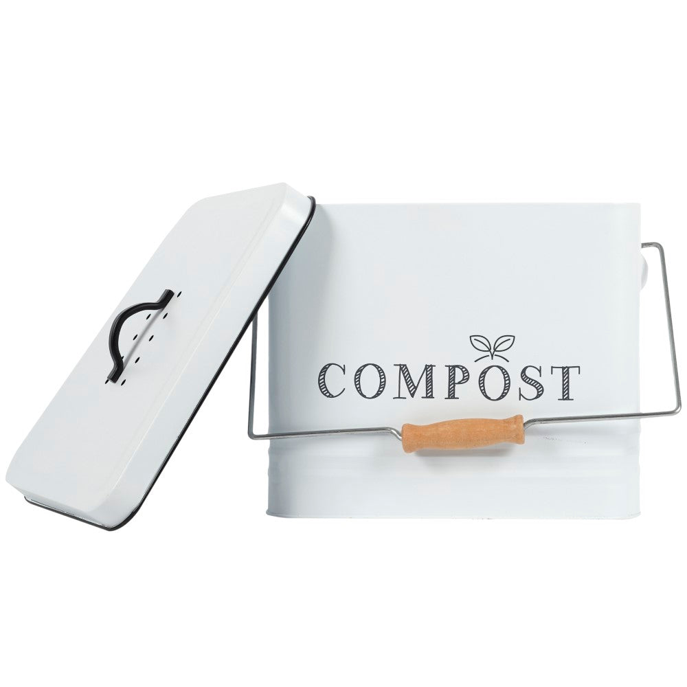 JE CHERCHE UNE IDEE Seau à compost en métal 10 L