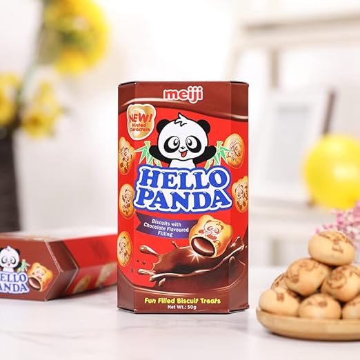 Meiji Hello Panda Biscuits fourrés au chocolat - 50 g