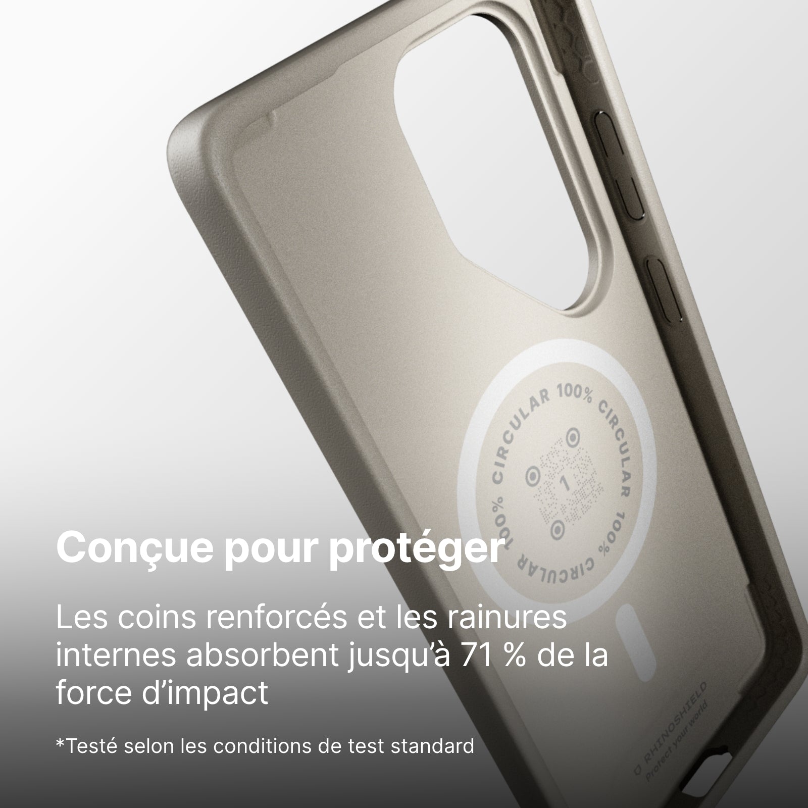 RHINOSHIELD Coque de Téléphone Portable Compatible MagSafe pour | SolidX Noir, Fortement Magnétique, Protection Antichoc Renforcée