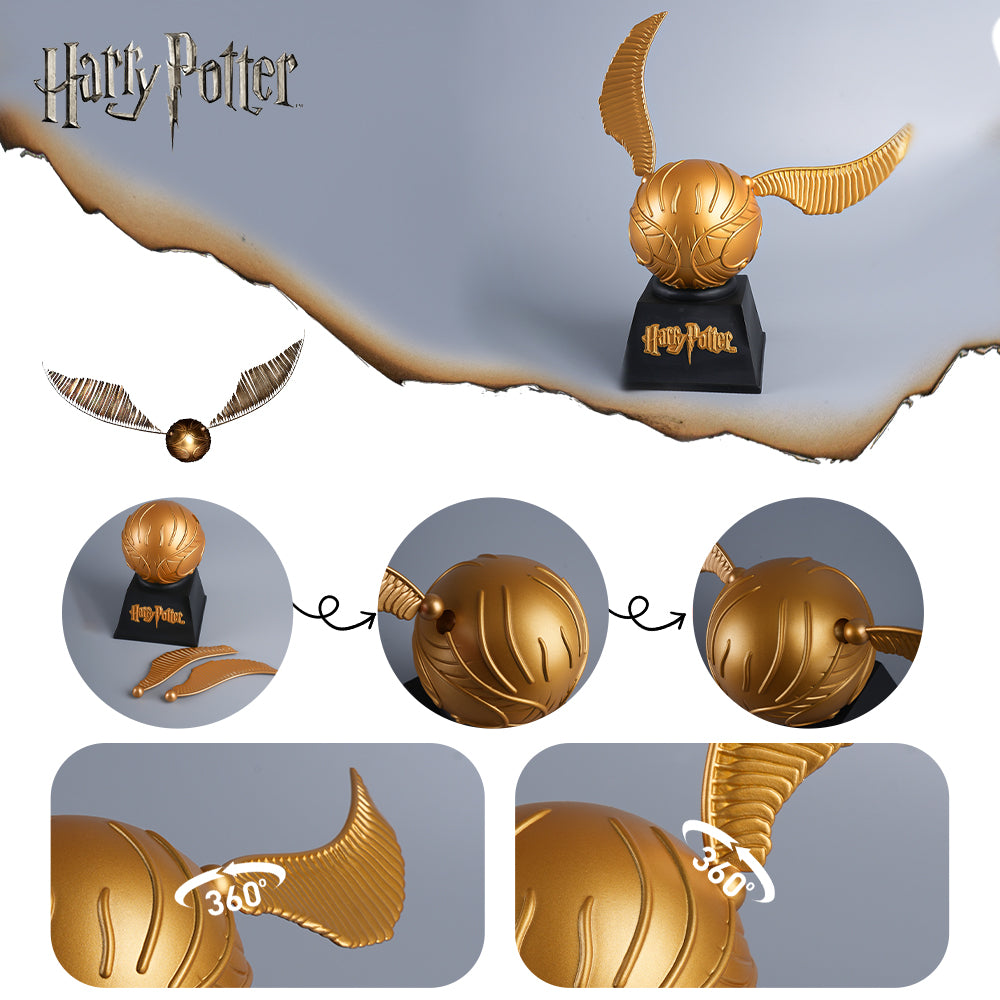 Warner Bros. Tirelire Harry Potter Vif d’or 1 pièce, sous licence officielle, Figurine 3D en PVC étanche incassable, Boîte à monnaie pour pièces, Décoration d’intérieur