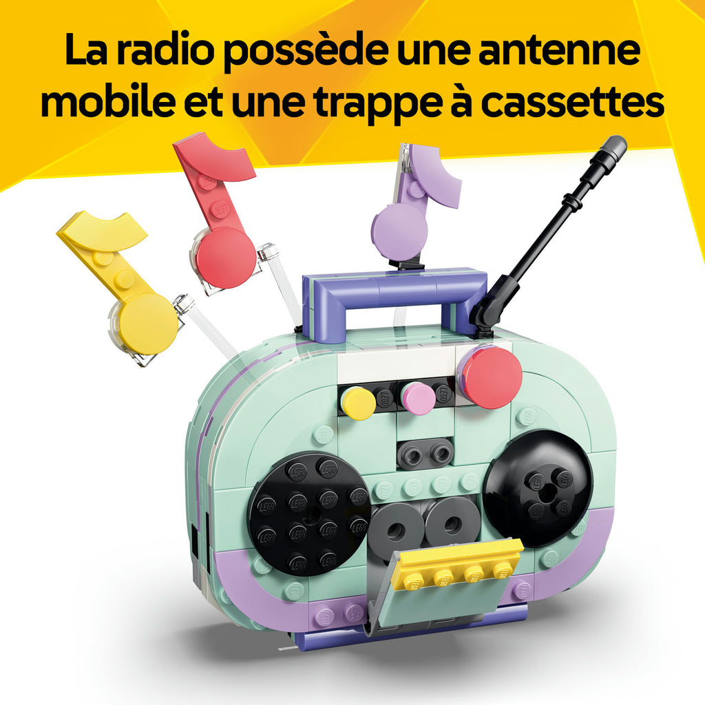 LEGO Creator 3-en-1 Ensemble de Construction Décoration Musicale Piano et Chat 31392