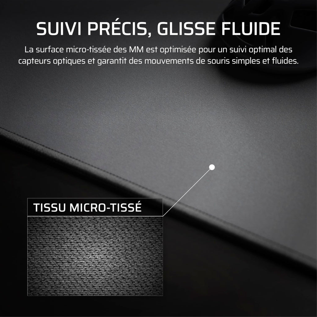 Corsair MM Tapis de Souris Gaming Tissu 122x59 cm Surface Lisse - gris