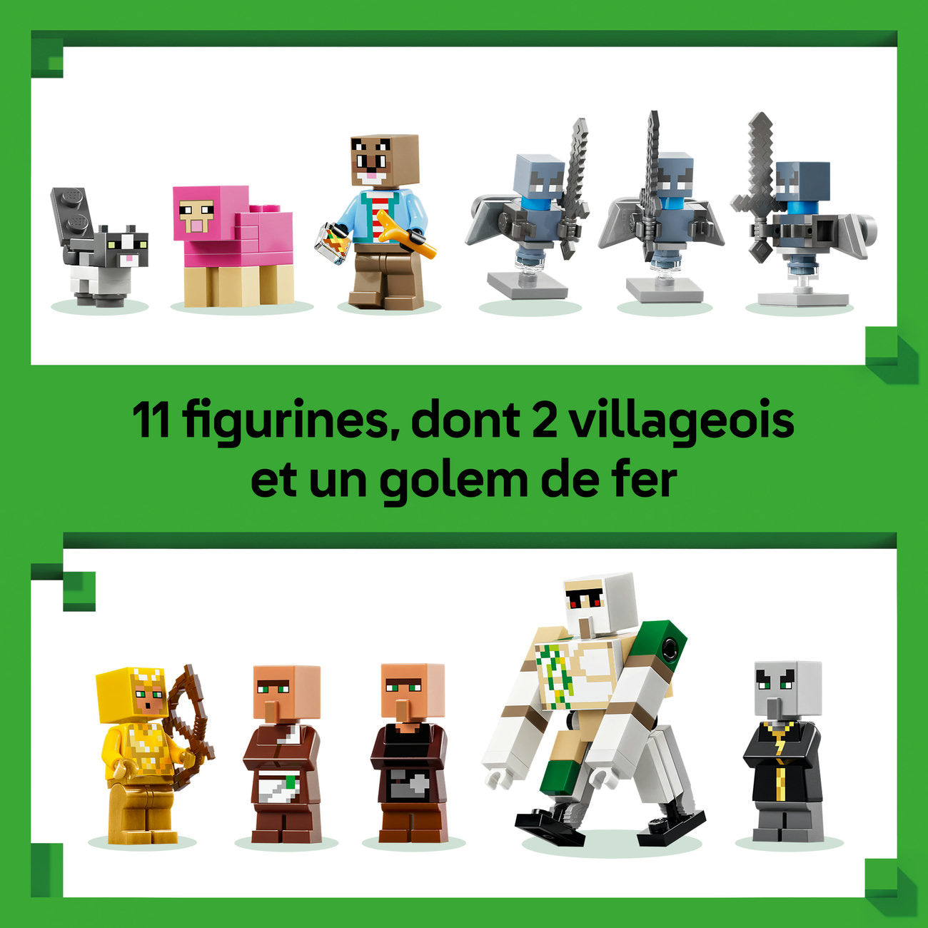 LEGO Minecraft 21596 L'Évocateur à l'attaque du village