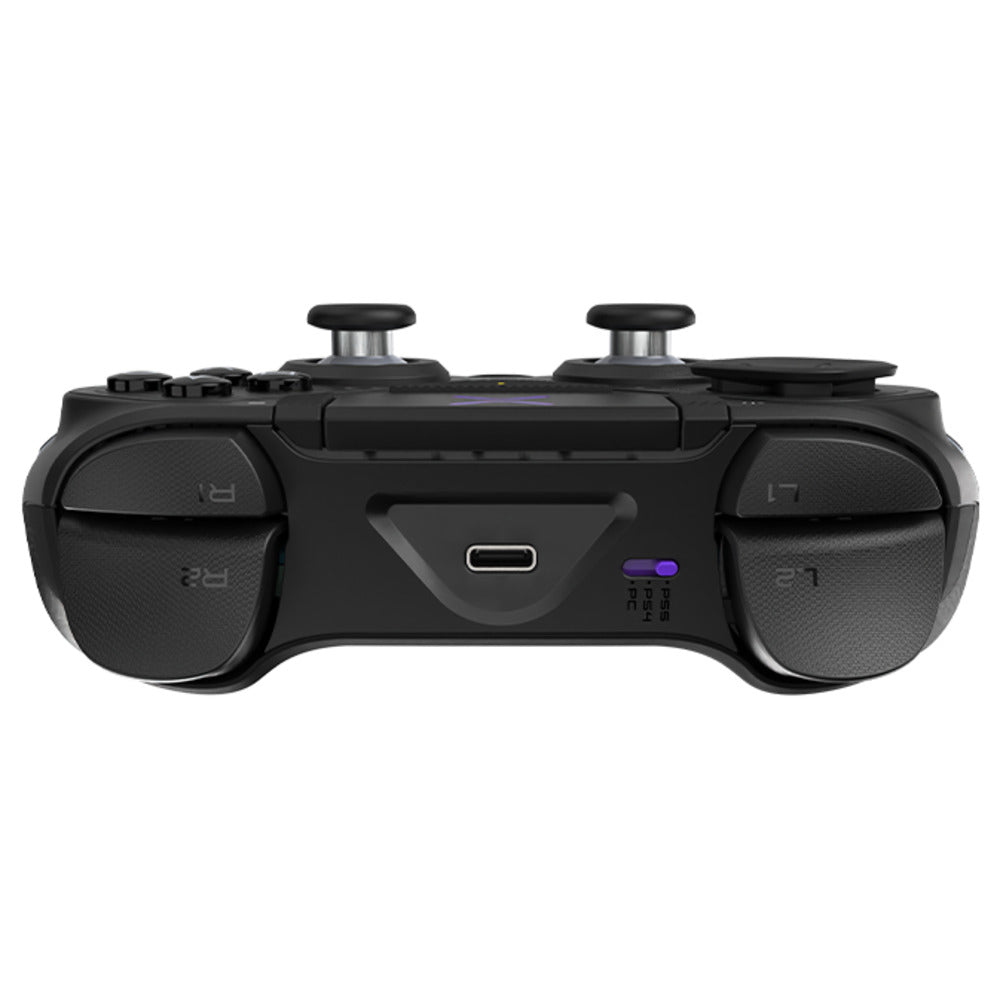 Turtle Beach Victrix Pro BFG Reloaded Manette esport modulaire Sans fil - Sticks Anti-Drift & Module Fightpad 6 boutons - PC, PS5 (Licence officielle PlayStation) - Noir