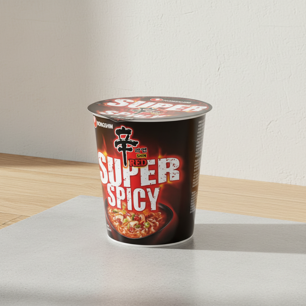 Nongshim Nouilles super épicées rouges Pot 68 g