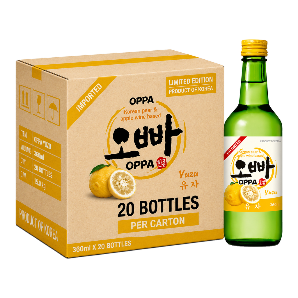 OPPA Soju Yuzu 12 % - 20 x 360 ml