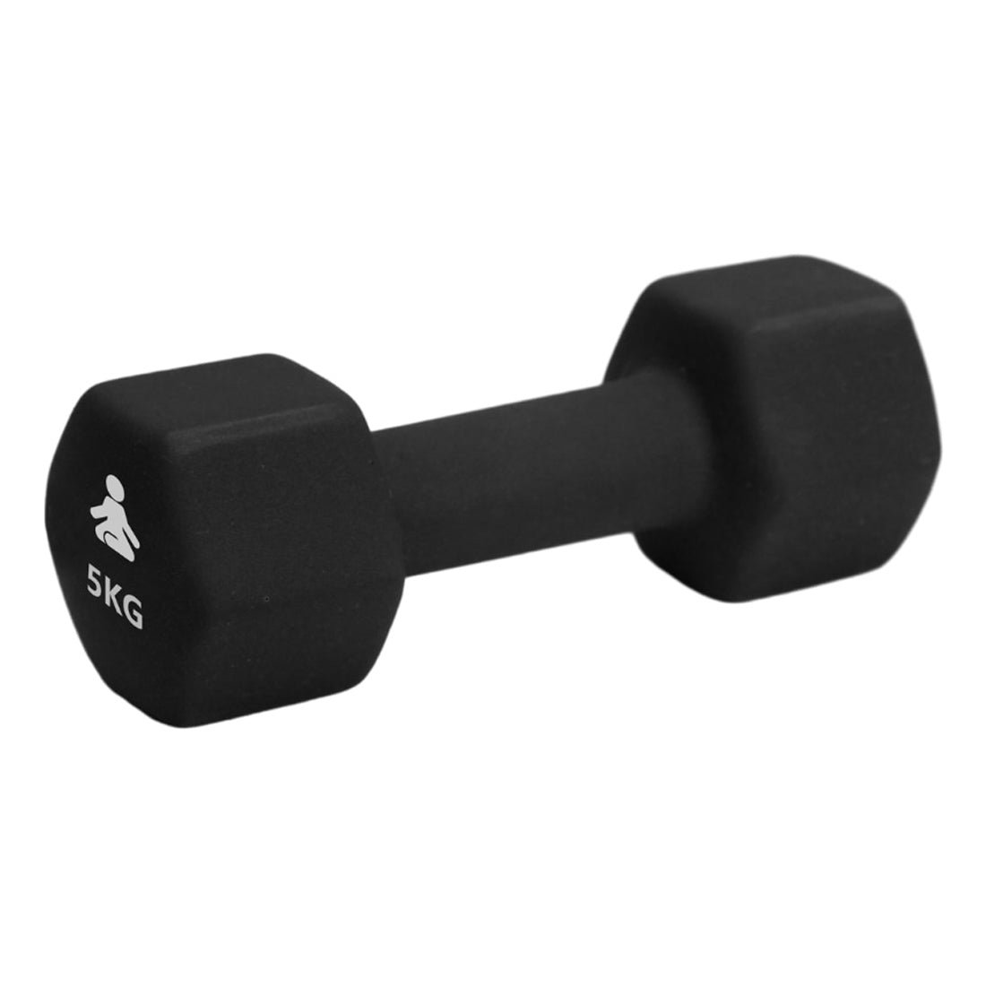 FITPADDY DB1X5BK Haltères Premium en Néoprène 5 kg Noir
