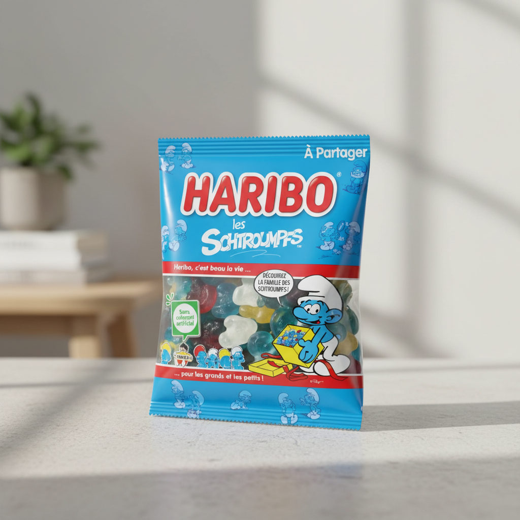 Haribo Bonbons Schtroumpfs - 120 g