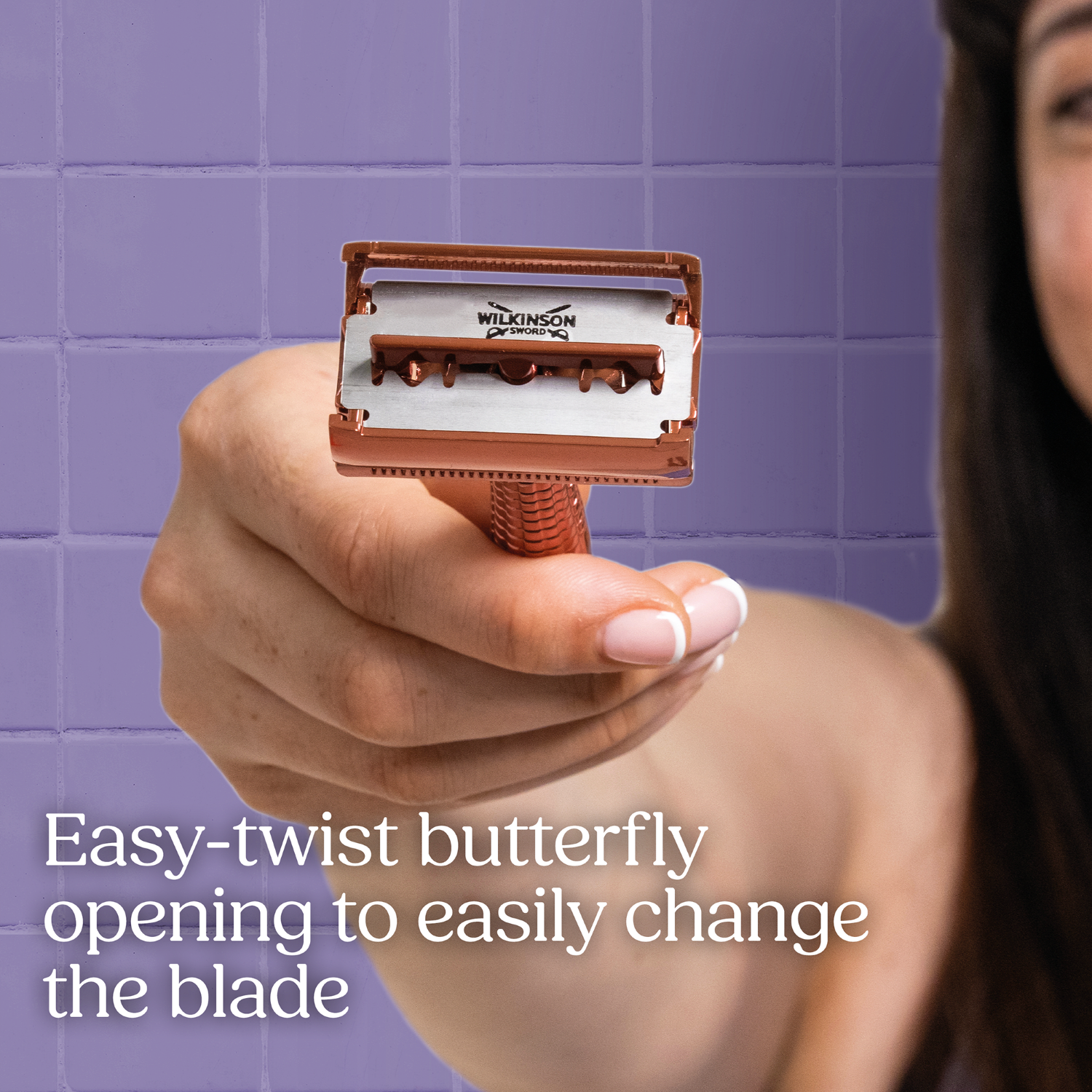 WILKINSON SWORD Intuition Rose Gold - Lames Pour Rasoir de Sà»reté Femme - 15 Recharges