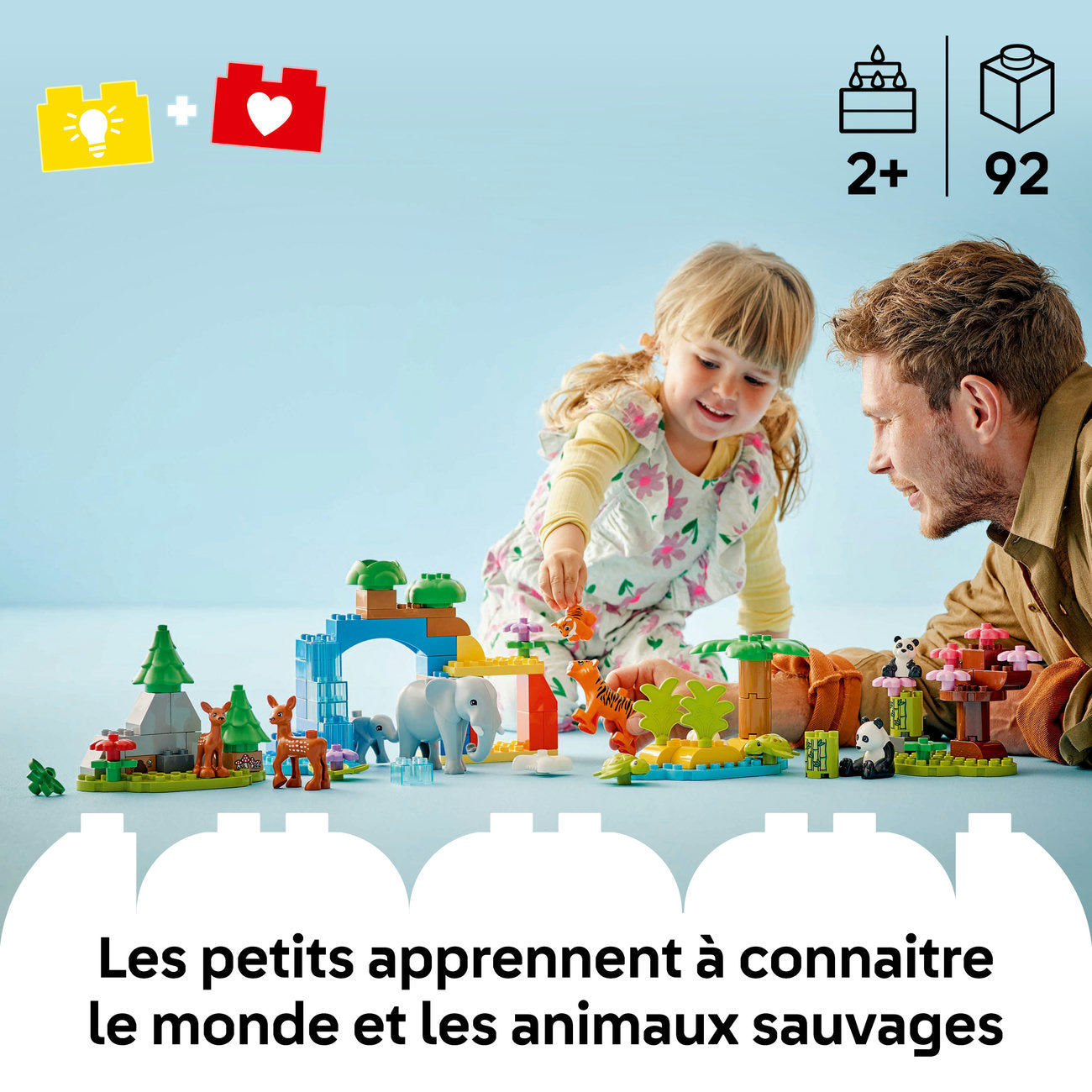 LEGO DUPLO Town 10446 Familles d’animaux sauvages 3-en-1