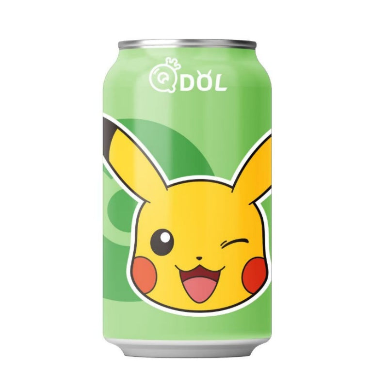 QDOL Eau pétillante Pokémon saveur citron vert 24 x 330 ml