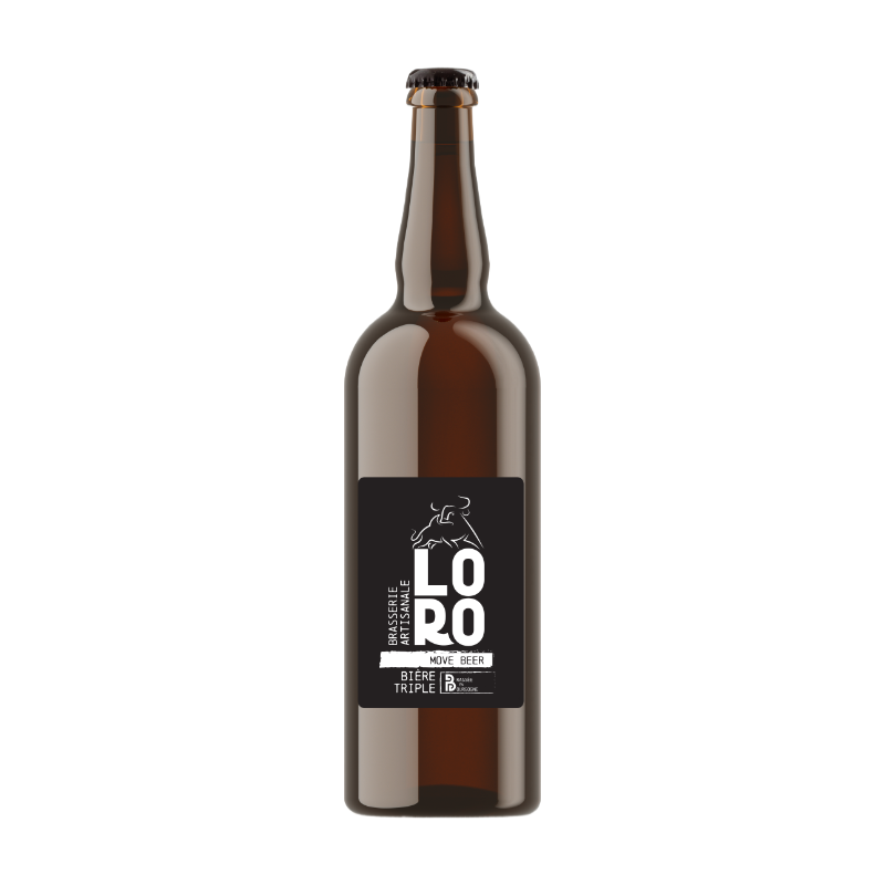 LORO Move Bière artisanale blonde triple - 75 cl