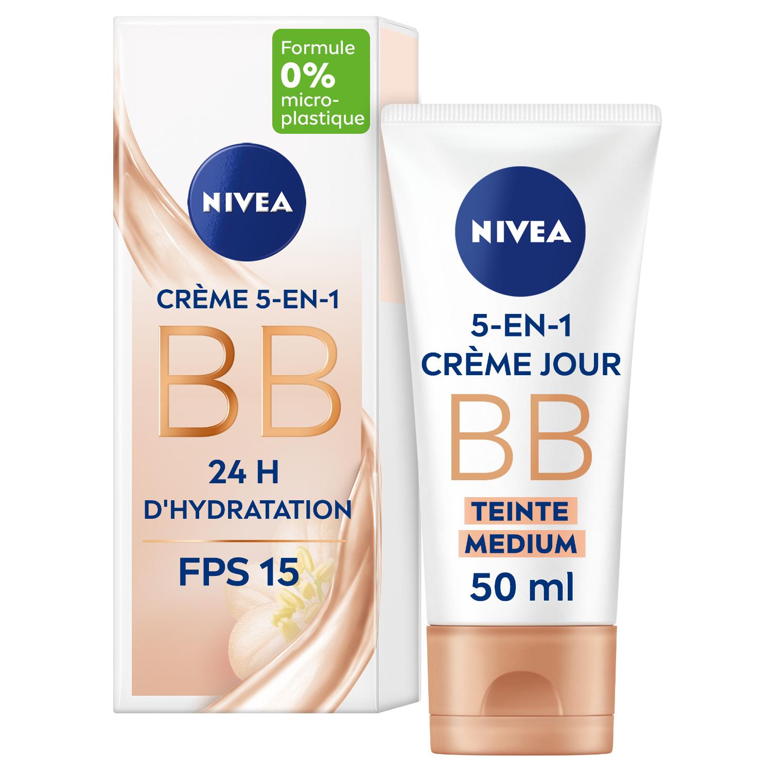 NIVEA Essentiels Soin Jour 24H Matifiant Peaux Mixtes à Grasses 50 ml