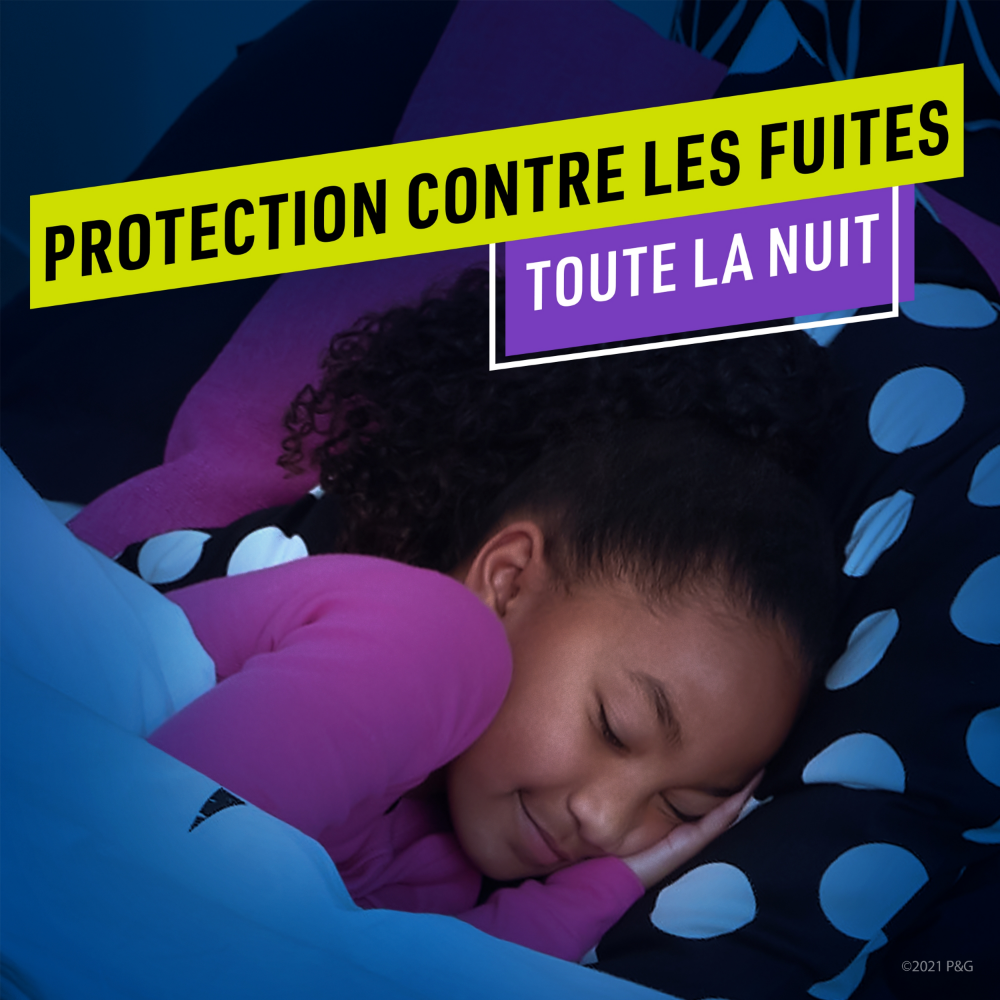 Pampers Ninjamas Culottes de nuit Rose, 8-12 ans, 9 couches