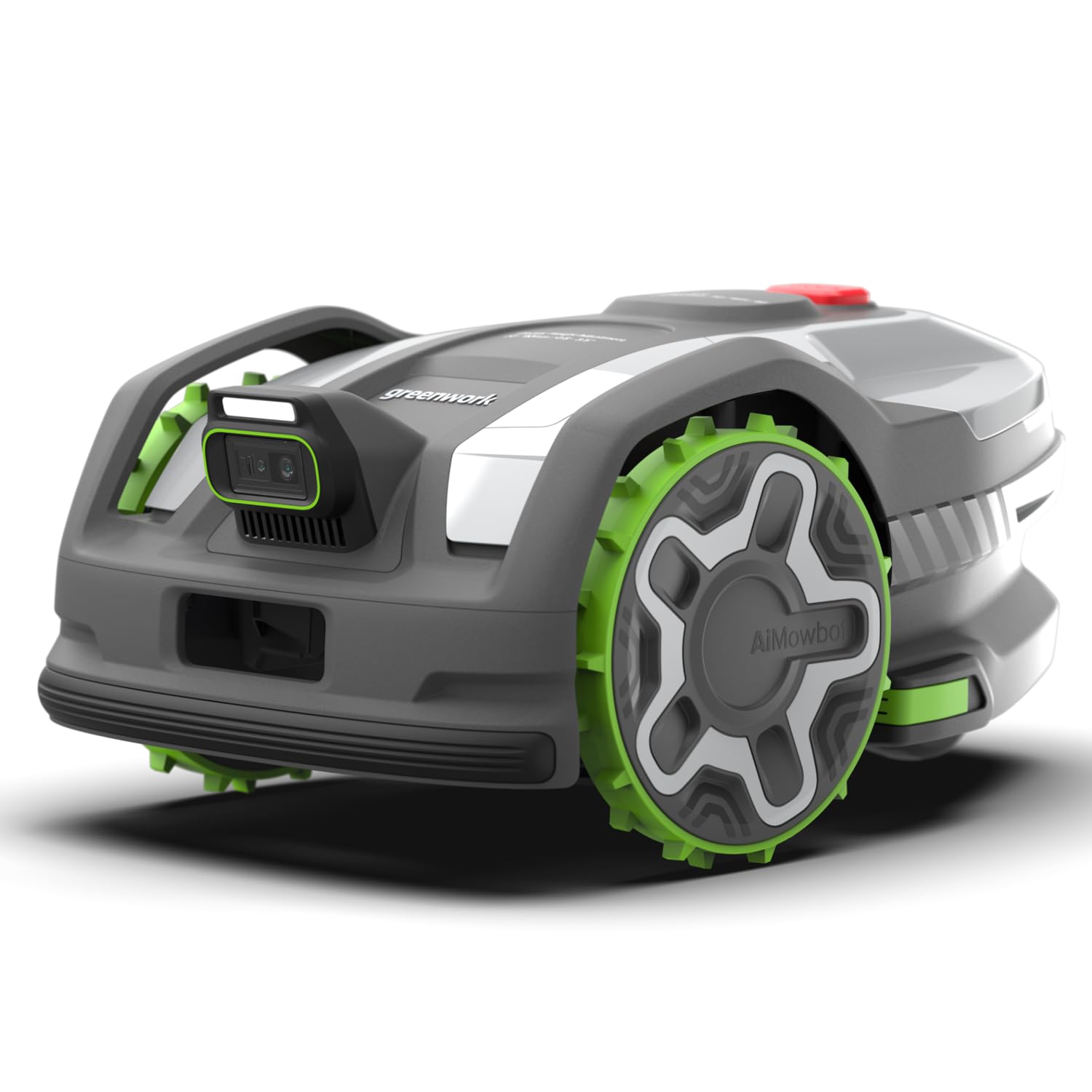 greenworks AI Mowbot C6 Robot-tondeuse sans fil périphérique, Max. 600 m², Navigation RTK, Cartographie automatique, Bordure virtuelle, Contrôle multi-zones, Extrêmement silencieux