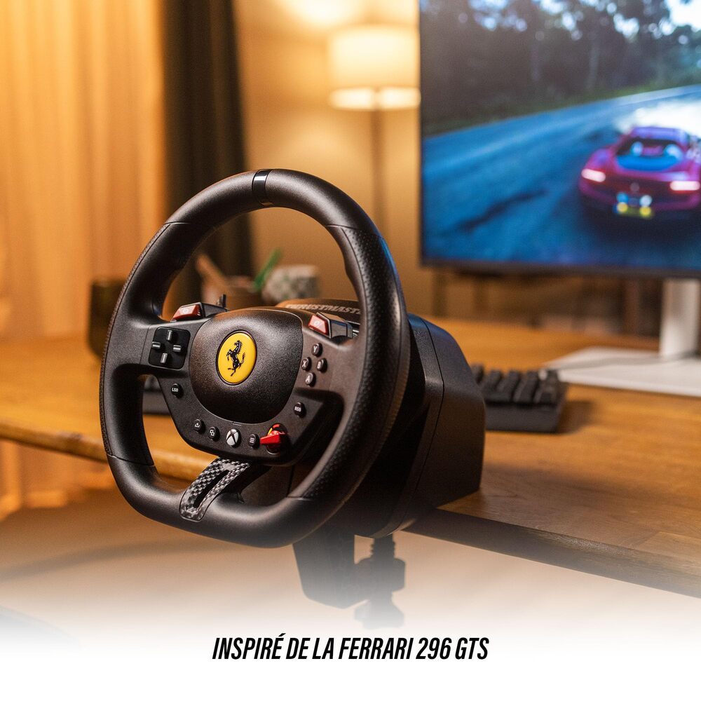 Thrustmaster T98-X Ferrari 296 GTS Volant de course avec pédalier pour Xbox Series X/S/One/PC - Noir