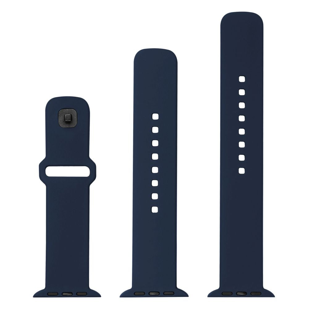 FIXED Bracelet silicone pour Apple Watch 38/40/41 mm, bleu