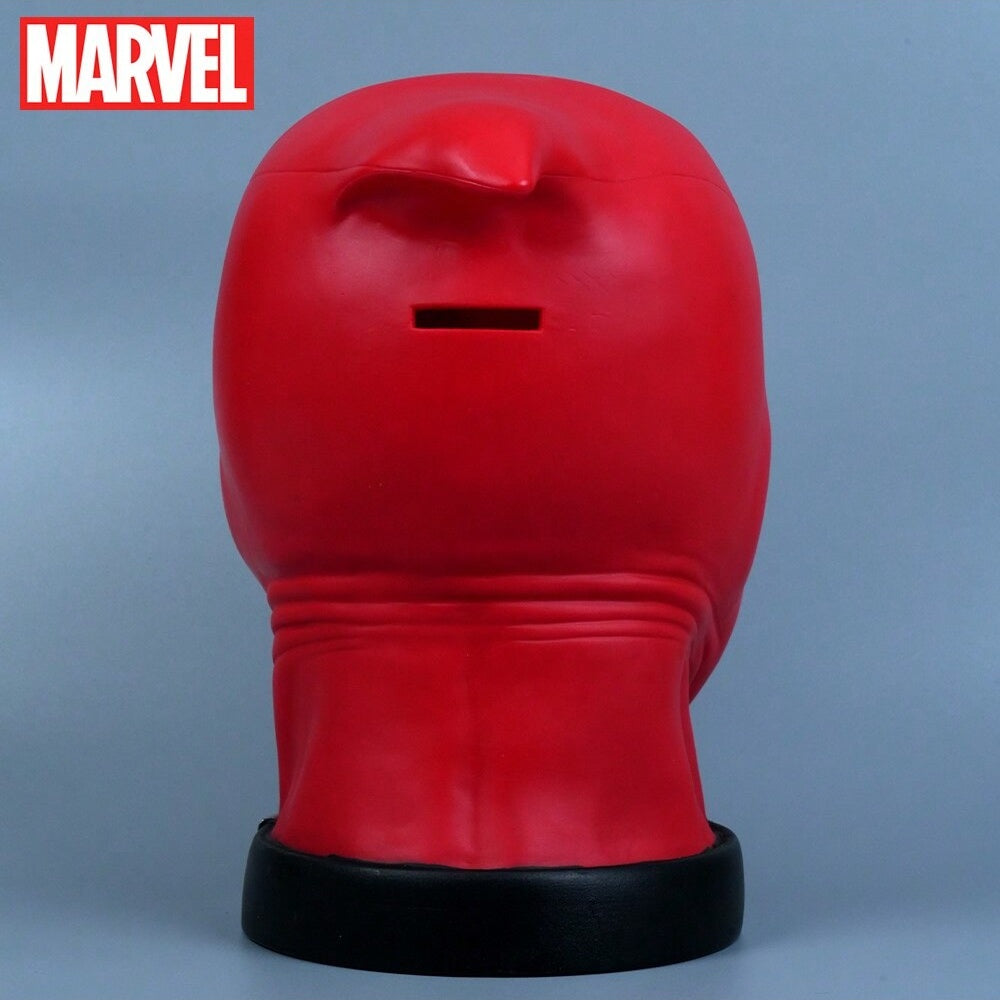 Tirelire Tête de Deadpool Marvel Officielle 3D en PVC – Boîte à Monnaie Collection Étanche et Antichoc, Figurine Décorative de Bureau Cadeau