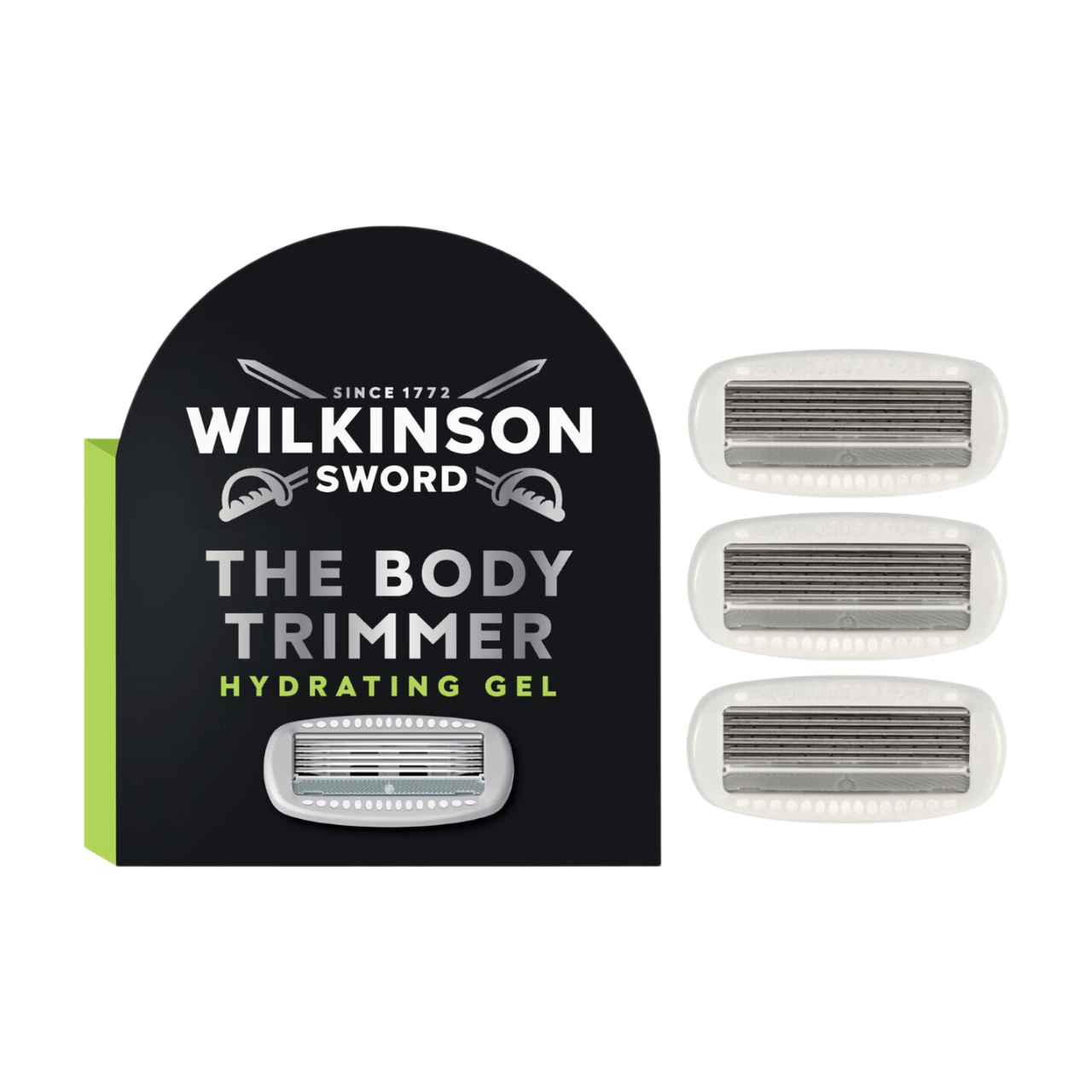 WILKINSON SWORD The Body Trimmer - Lames de Rasoir Tondeuse Corps & Intime Homme - x 3