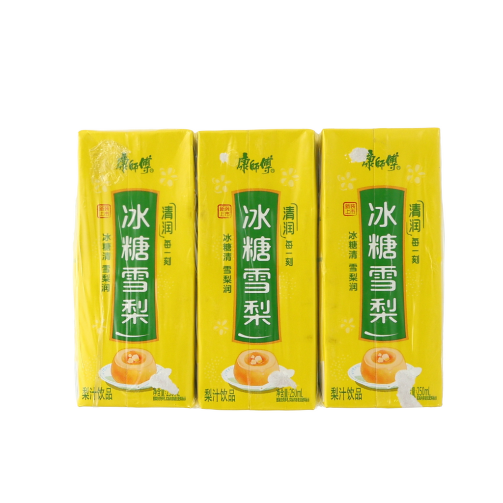 Master Kong Boisson au jus de poire et au sucre candi - 6 x 250 ml