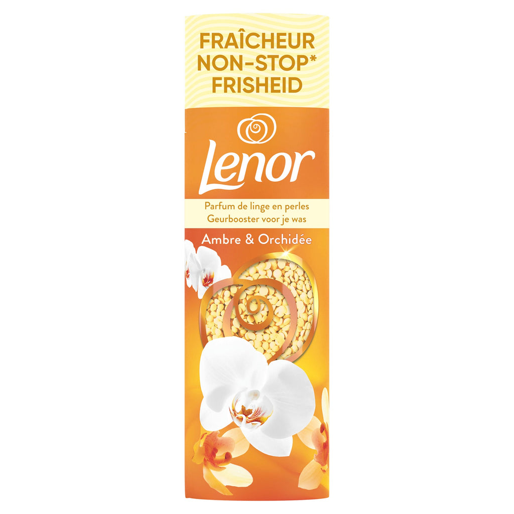 Lenor Parfum de linge en perles Ambre et orchidée 240 g