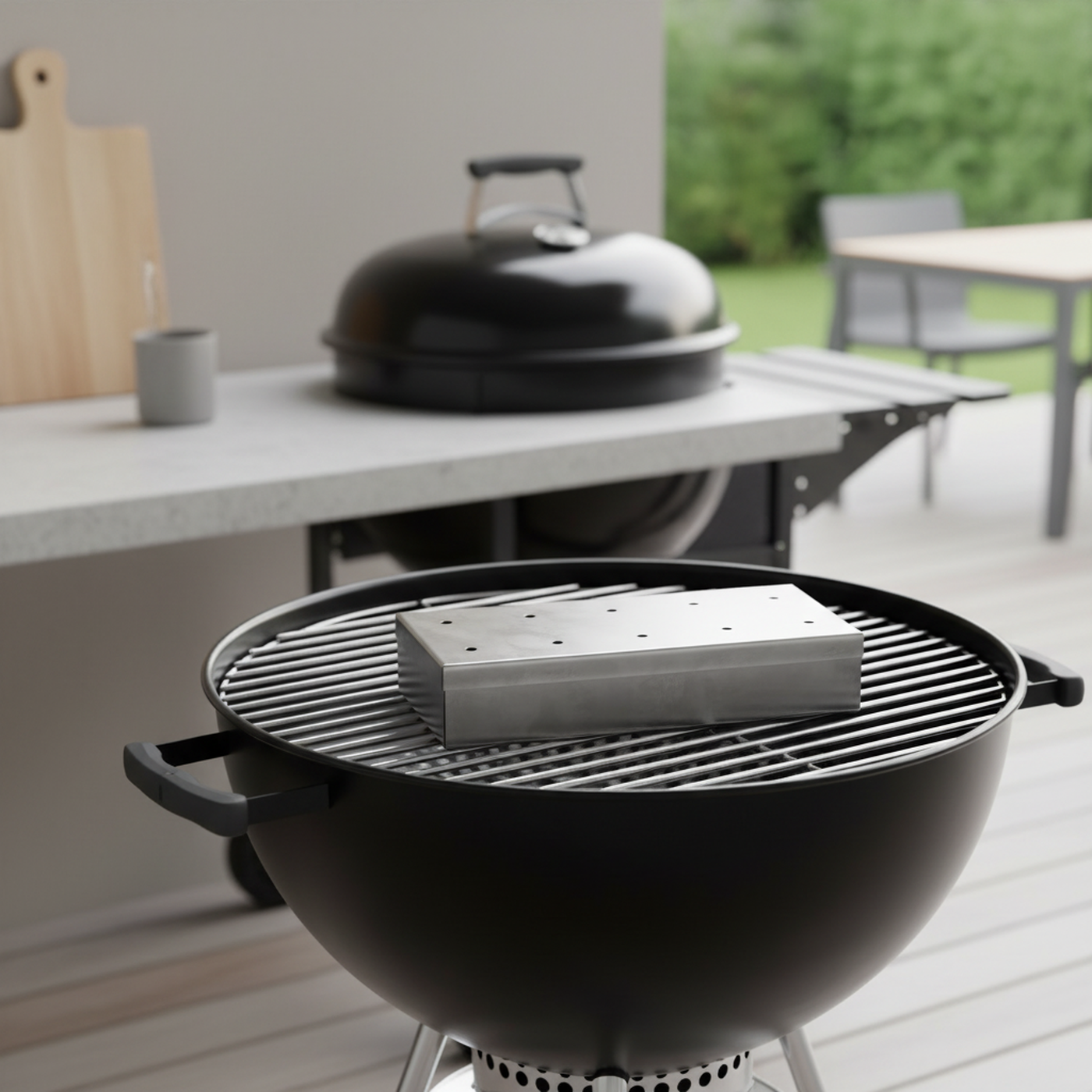 Alpina Boîte de fumage pour barbecue