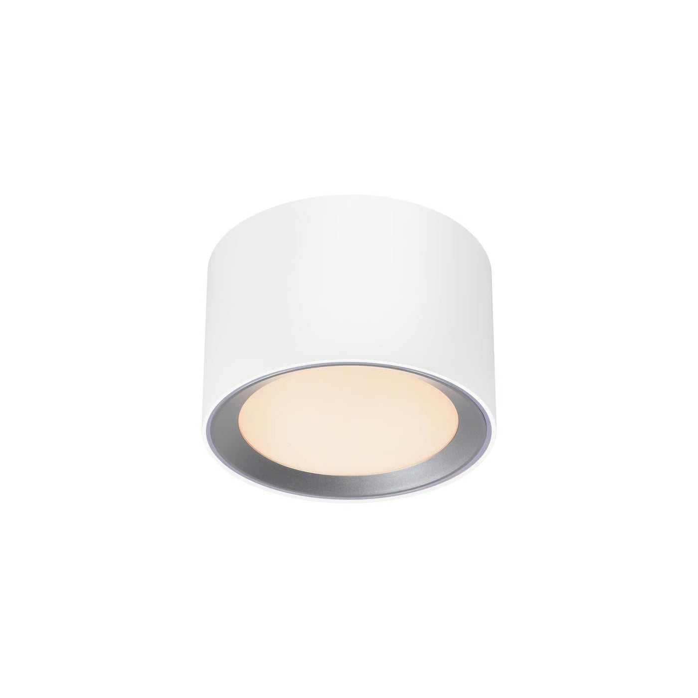 Plafonnier LANDON SMART court - variation de température de 2700-6500k LED intégrée métal blanc IP44 Salle de bain - Nordlux, Intérieur