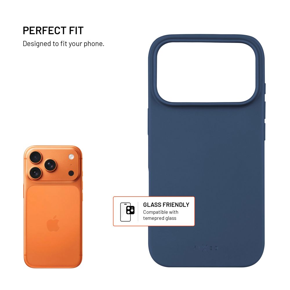 FIXED Coque de téléphone Story pour Apple iPhone 17 Pro - Bleu