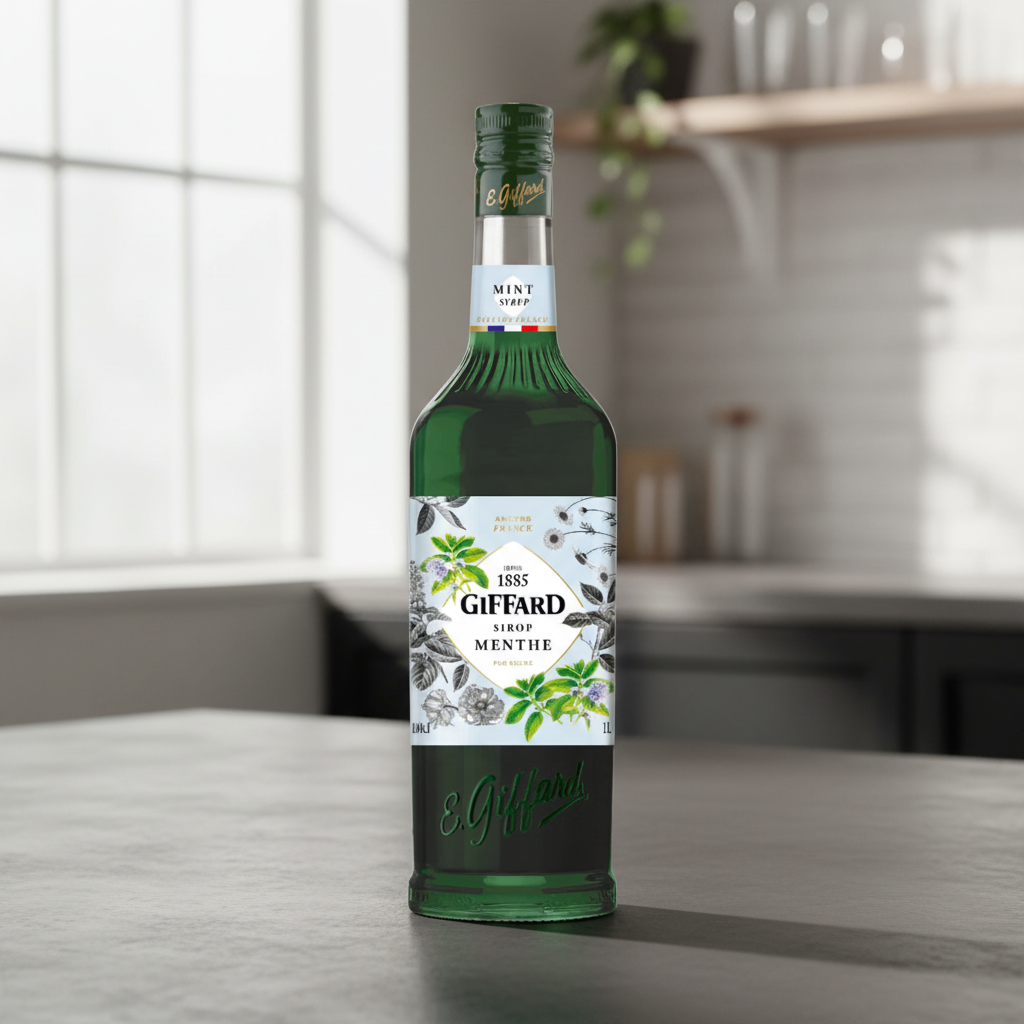 GIFFARD Sirop menthe verte pur sucre - 1 L