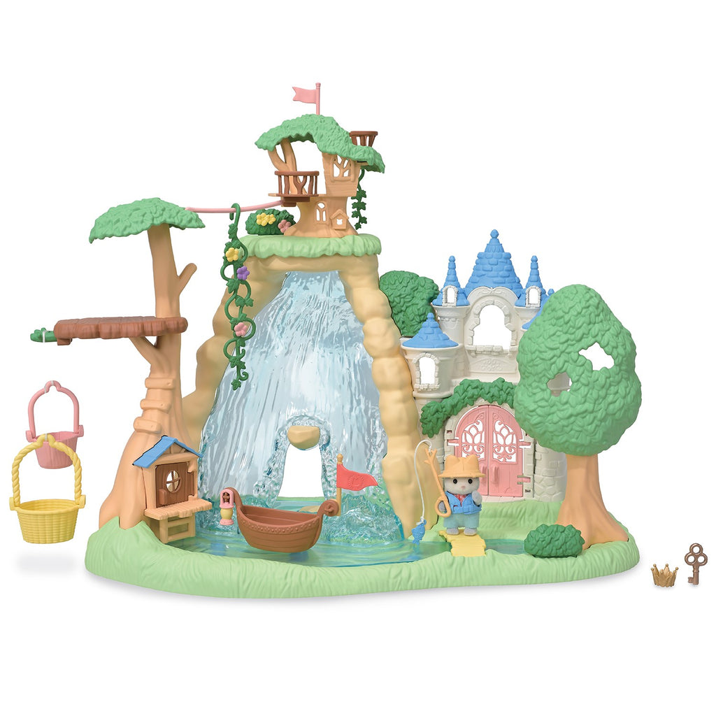 Sylvanian Families Coffret de Jeu Aventure Cascade de la Forêt Secrète