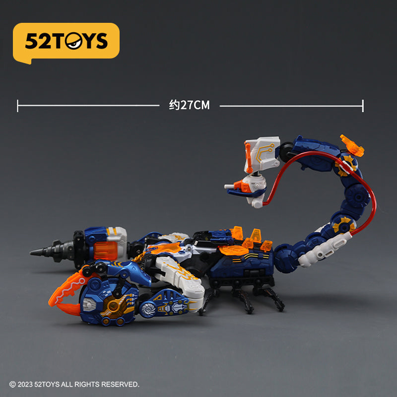 52TOYS BEASTBOX Série Scorpion Tempête Figurine Méca Transformable Tendance Décoration de Bureau Jouet de Collection À Partir de 14 Ans