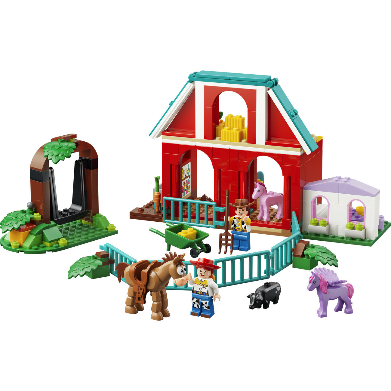 LEGO Disney Pixar Ranch de Blaze 43304 Set de Jouets de Construction