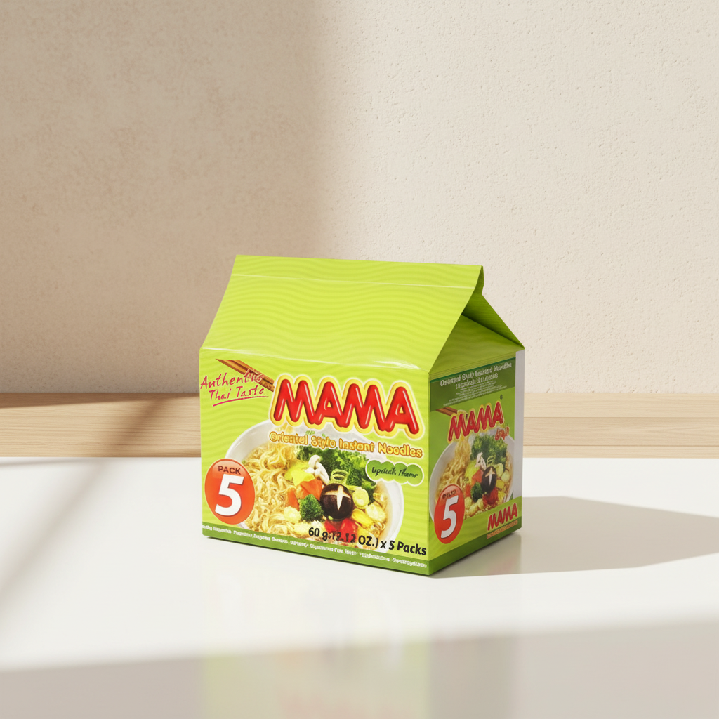 MAMA Nouilles instantanées saveur légumes - 5 x 60 g