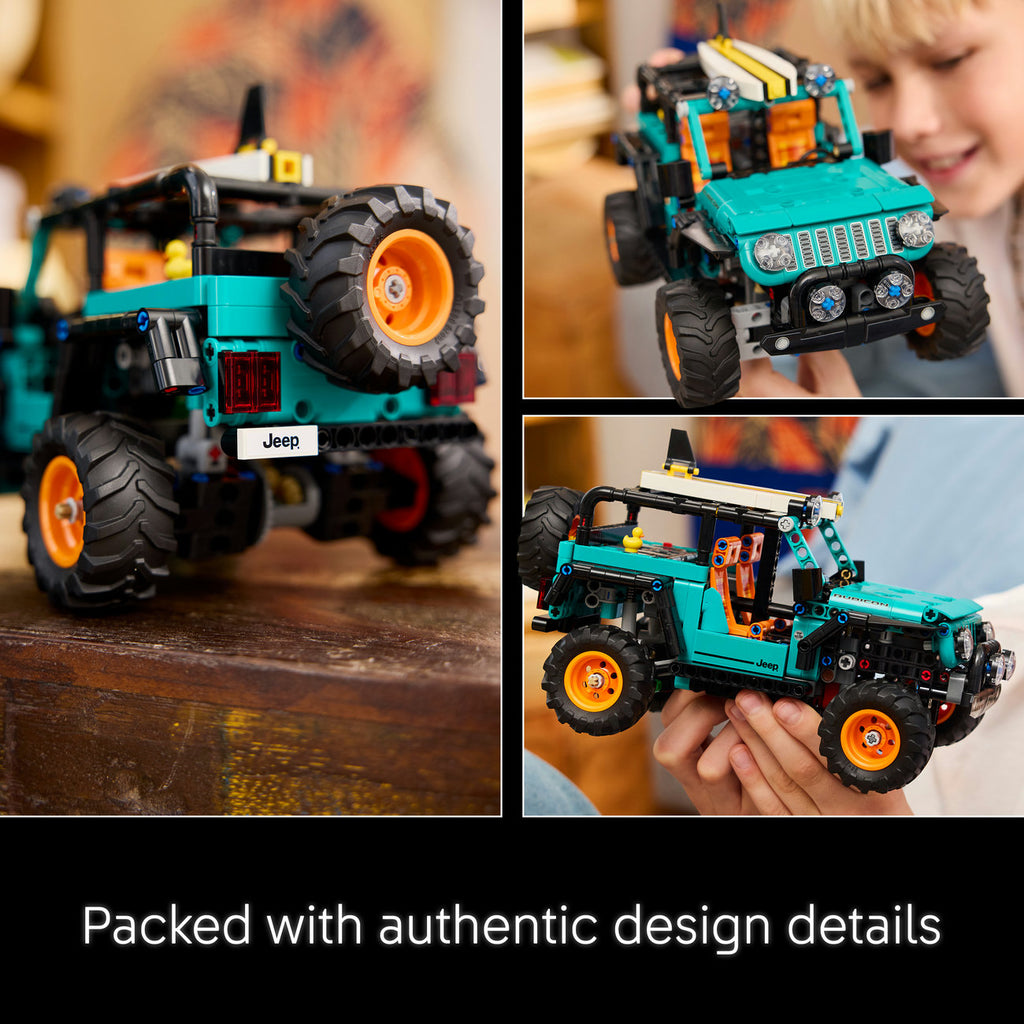 LEGO Technic 42227 Pack de 723 SUV Jeep Wrangler Rubicon
