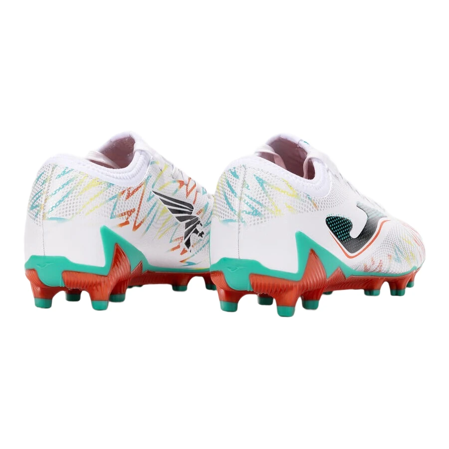 JOMA Chaussures de football Striker 25, terrain ferme (FG), blanc (mat), pointure 43.5