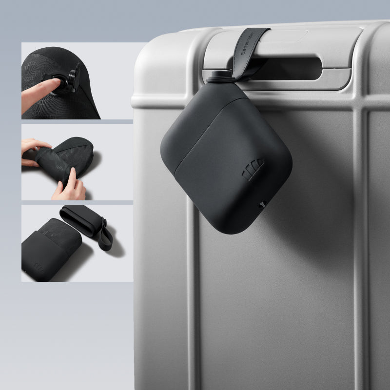 Beneunder LC612, Full Support Travel Pillow noir F, cadeau de couple cadeau parfait