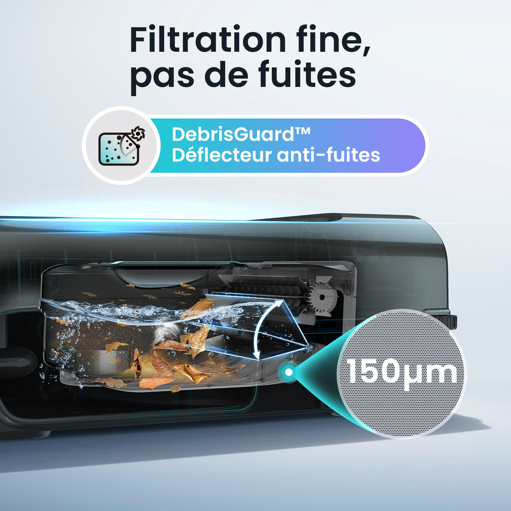 Aiper EcoSurfer S2 – Robot écumeur de piscine solaire sans fil | Nettoyage de surface 24 h/24, 7 j/7 avec autonomie 35 h, Contrôle via application Wi-Fi/Bluetooth