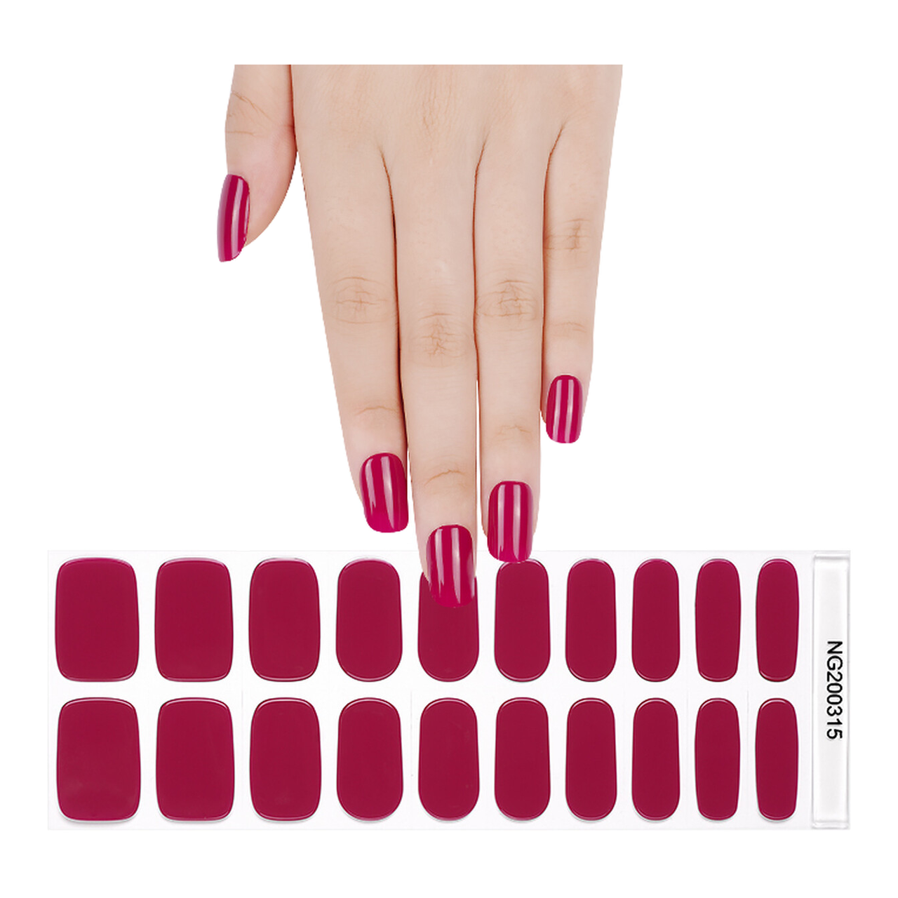 MeoMagic 14-142 Autocollants gels pour ongles - 20 pièces
