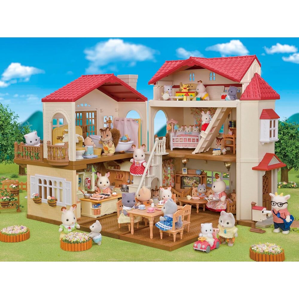 Sylvanian Families La grande maison éclairée et sa pièce secrète