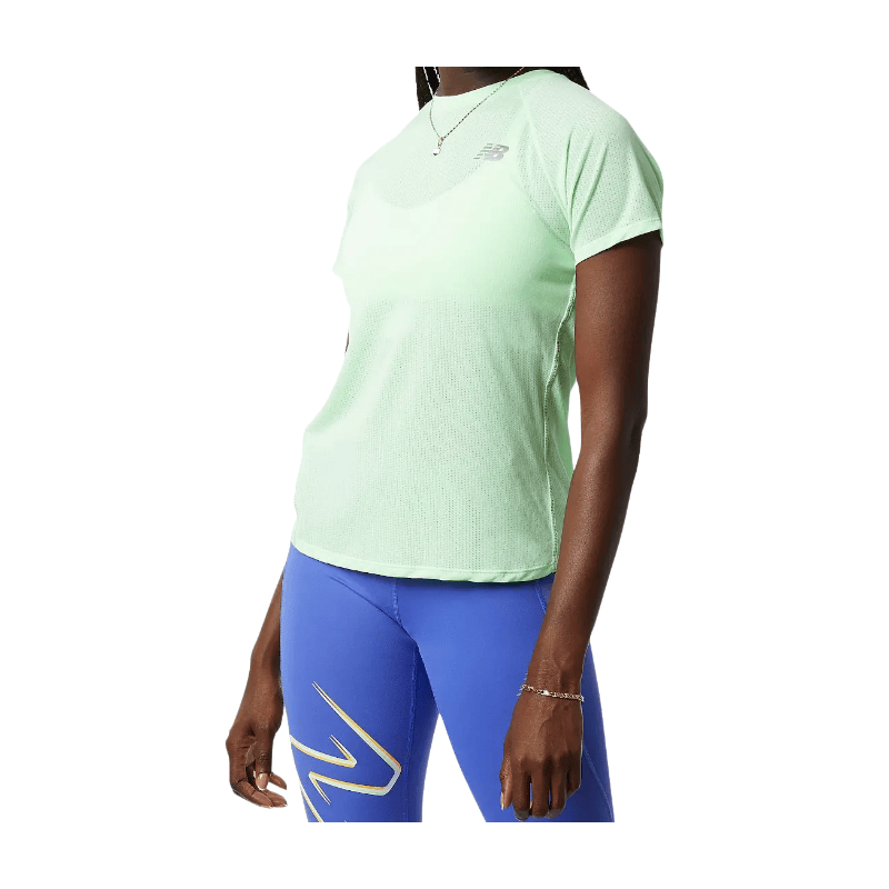 New Balance T-shirt de running Impact lime