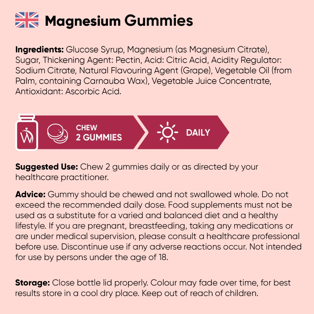 WeightWorld Citrate de magnésium 125 mg 90 gommes